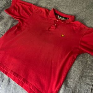 Vintage Augusta National Golf Shop XL Red Polo